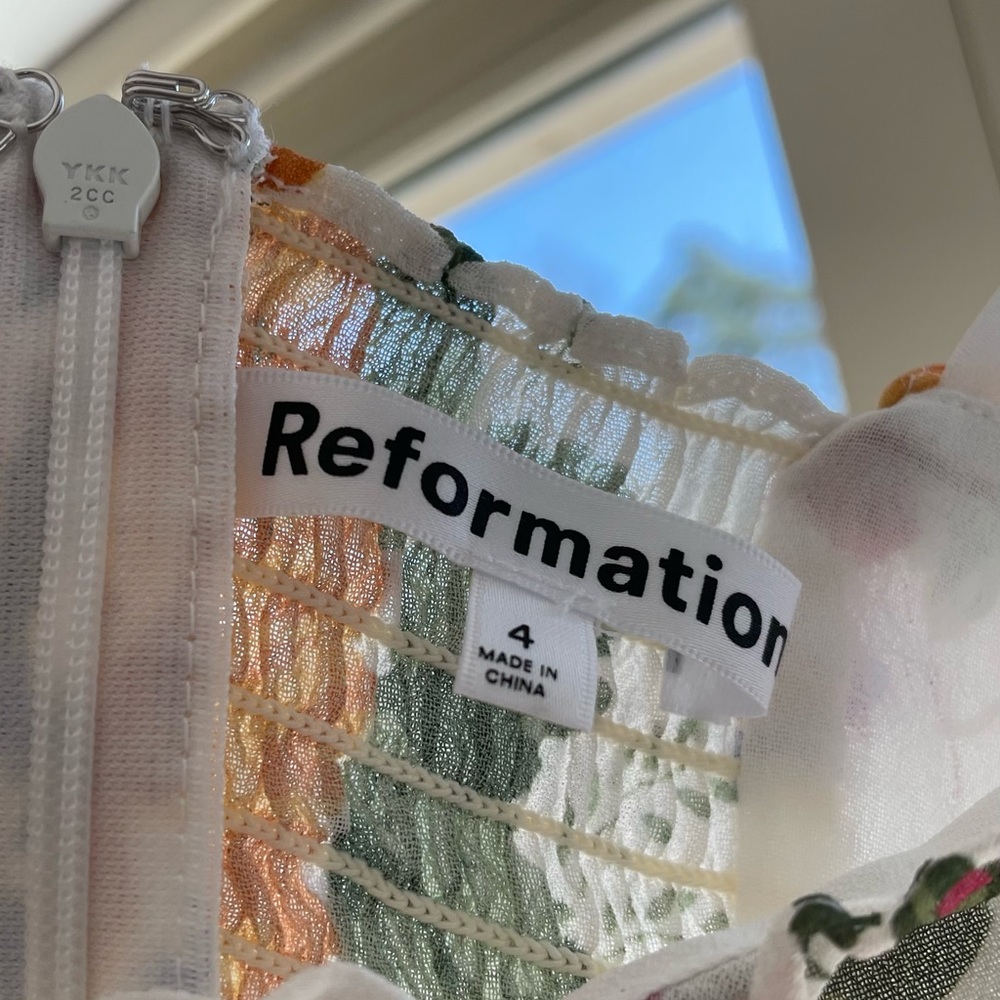 Reformation Nikita Dress    Bouquet    AUTHENTIC - Picture 14 of 16